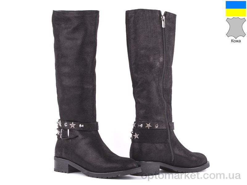 Купить Сапоги женские 140406 Lonza Черный, фото 2