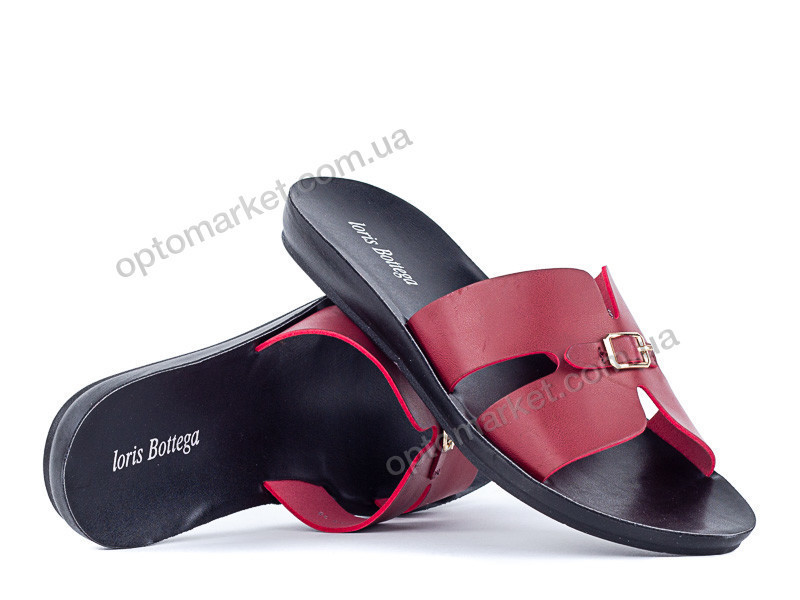 Купить Шлепки женские 141604 Loris Bottega красный, фото 2