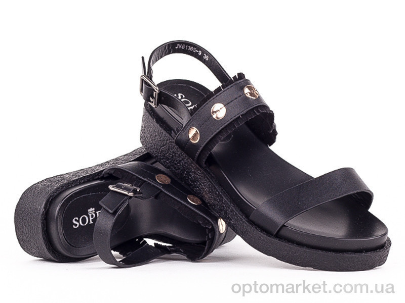 Купить Босоножки женские 142408 Sopra черный, фото 2