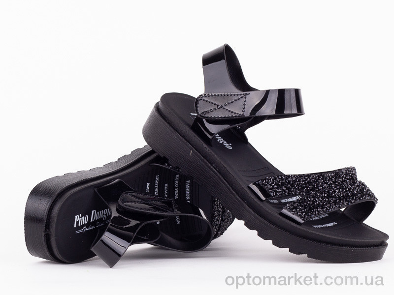Купить Босоножки женские 143841 Pino Dangio черный, фото 2