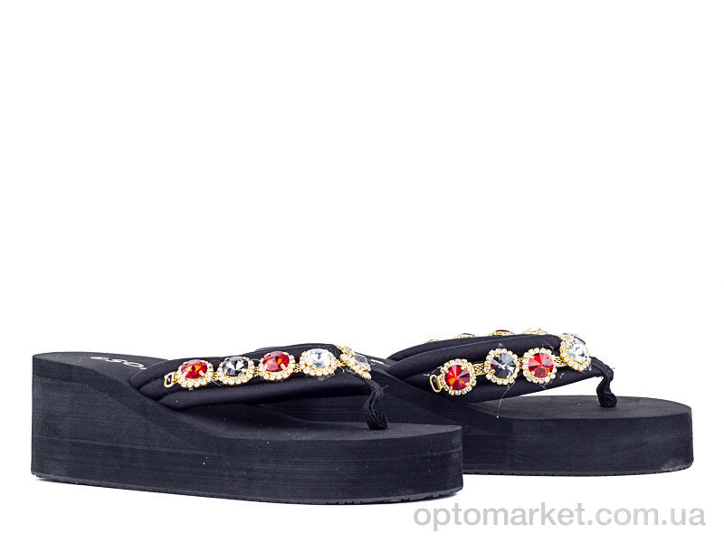 Купить Шлепки женские 143929 Sopra черный, фото 2