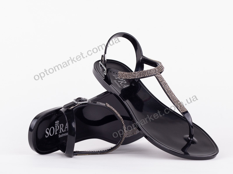 Купить Шлепки женские 144834 Sopra черный, фото 2