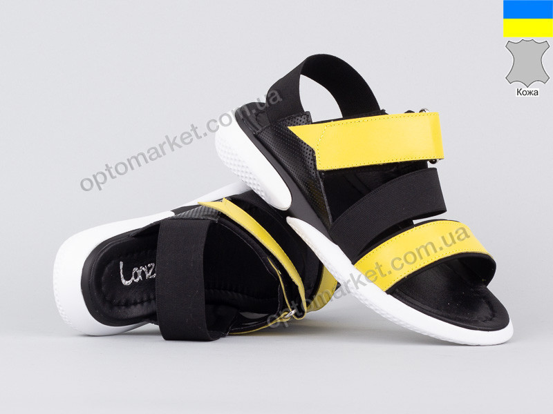 Купить Босоножки женские 145592 Lonza желтый, фото 2
