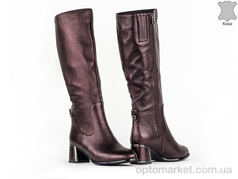 Купить Сапоги женские 148655 Anna Lucci бордовый, фото 4