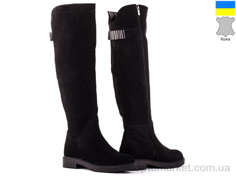 Купить Сапоги женские 148804 Lonza Черный, фото 2