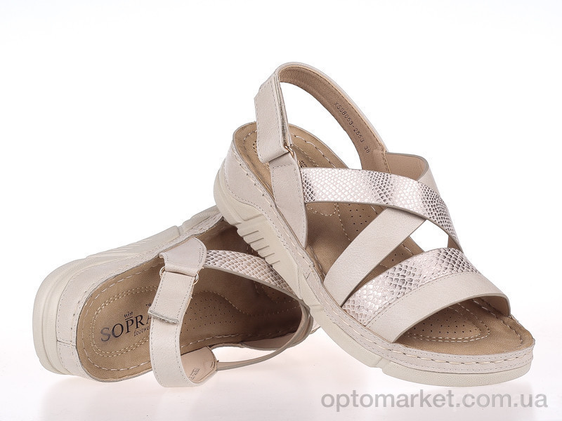 Купить Босоножки женские 152578 Sopra бежевый, фото 2
