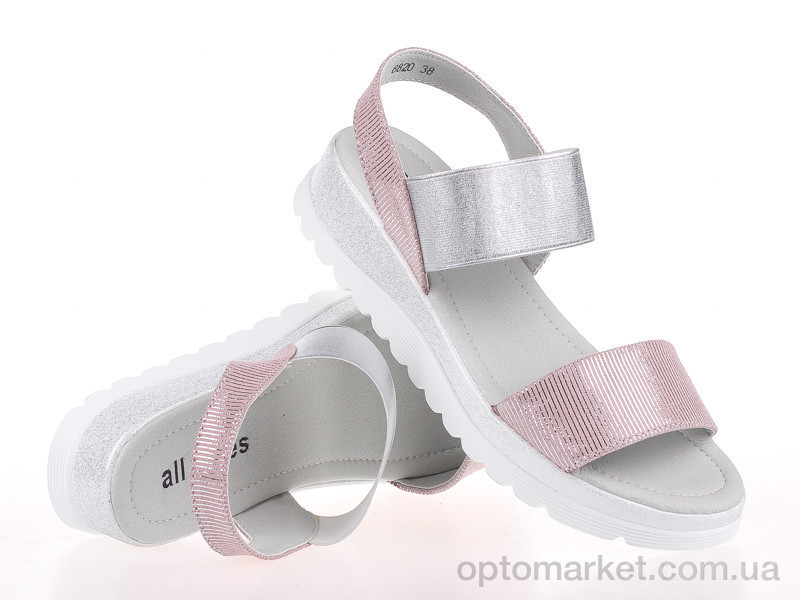 Купить Босоножки женские 152764 Allshoes розовый, фото 2