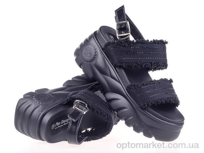 Купить Босоножки женские 152869 Pino Dangio черный, фото 2