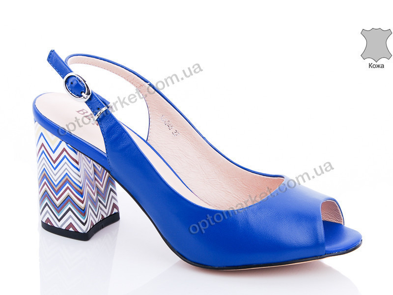 Купить Босоножки женские 1JA245 синий Berloni синий, фото 2