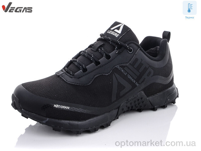 Купить Кросівки чоловічі A2373-1 Supo чорний, фото 2