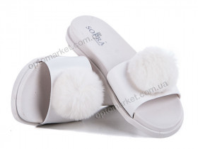 Купить Шлепки женские 126200 Allshoes белый