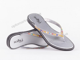 Купить Шлепки женские 141462 Sopra серый