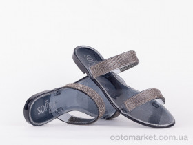 Купить Шлепки женские 143802 Sopra черный