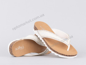 Купить Шлепки женские 144033 Sopra белый