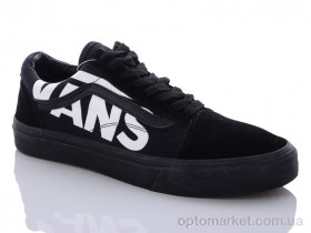 Купить Кросівки чоловічі 382A ALL black V-ans чорний