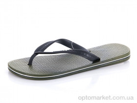 Купить Шлепки мужчины MML18169 black-army-white-black Razor хаки