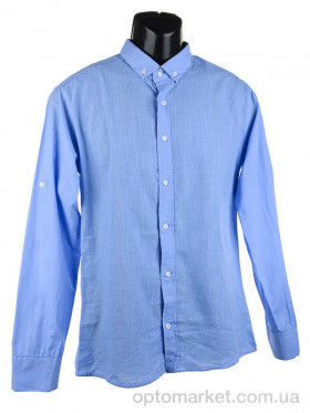 Купить Рубашка мужчины Лён сирень Verton фиолетовый