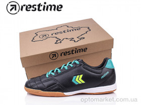 Купить Футбольне взуття дитячі DWB19888 black-cyan-lime Restime чорний