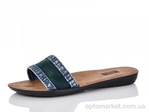 Купить Шльопанці жіночі 0004-1 зелений Flex зелений