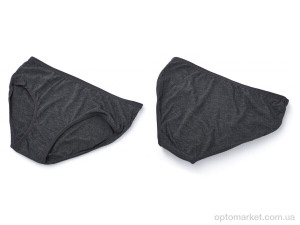 Трусы жіночі 001-06-1 d.grey (XL) 08990 Obuvok сірий  оптом от Optomarket