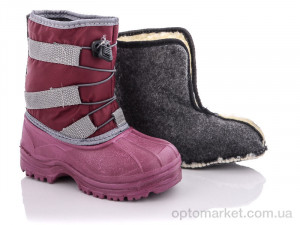 Купить Чоботи з піни дитячі 001-1 бордо Janett бордовий