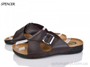 Купить Шльопанці чоловічі 001-2 коричневий Elispoly коричневий