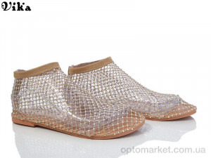 Купить Сліпони жіночі 001-3 brown Vika коричневий