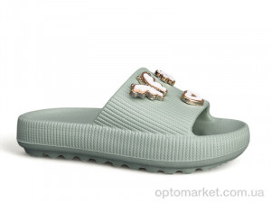 Купить Шльопанці дитячі 001-9 STT зелений