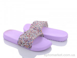 Купить Шльопанці жіночі 001X-7012-375 Xifa фіолетовий