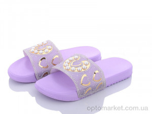 Купить Шльопанці жіночі 001X-7015-375 Luck Line фіолетовий
