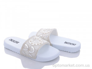 Купить Шльопанці жіночі 001X-7018-377 Luck Line білий
