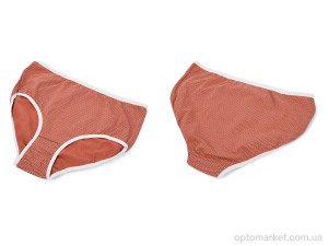 Трусы жіночі 002-01-1 brown (4XL) 08990 Obuvok коричневий  оптом от Optomarket