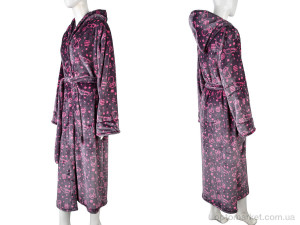 Халат жіночі 002-6 violet Banko фіолетовий  оптом от Optomarket