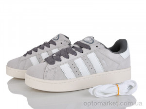 Кросівки жіночі 0042-1 A.idas сірий  оптом от Optomarket