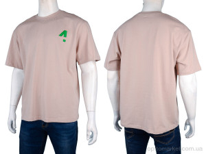 Футболка чоловічі 006-1 beige 4 seasons бежевий  оптом от Optomarket