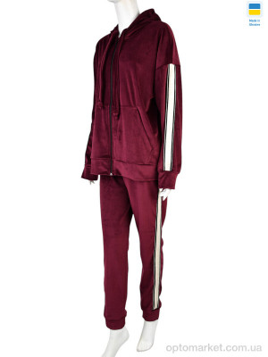 Купить Спортивний костюм жіночі 006-6 bordo Banko бордовий