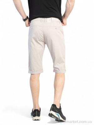 Шорти чоловічі 0075 бежевий Massmag бежевий  оптом от Optomarket