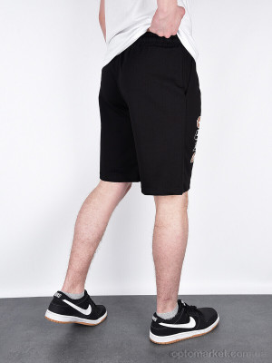 Шорти чоловічі 008-4 black Daniel Jones чорний  оптом от Optomarket