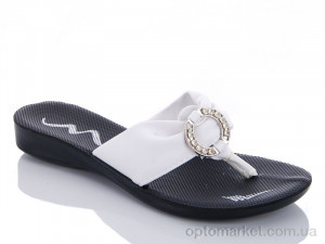 Купить Шльопанці жіночі 01-07 белый Mona білий