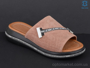 Шльопанці жіночі 01-5 pink Viva Star рожевий  оптом от Optomarket