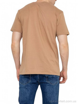 Футболка чоловічі 01 бежевий Massmag бежевий  оптом от Optomarket