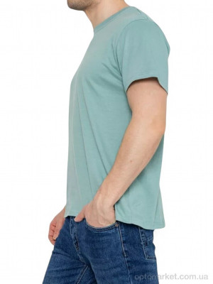 Футболка чоловічі 01 блакитний Massmag блакитний  оптом от Optomarket