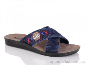 Купить Шльопанці чоловічі 012 blue Mahli синій