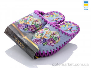 Капці жіночі 0126 Vends фіолетовий  оптом от Optomarket