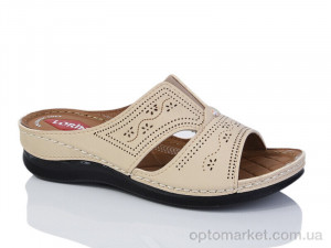 Купить Шльопанці жіночі 013-37 беж Lorin бежевий
