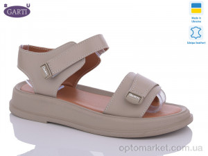 Купить Босоніжки жіночі 0136 беж шкіра Garti бежевий