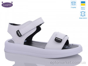 Купить Босоніжки жіночі 0136 біла шкіра Garti білий