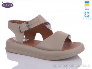 Купить Босоніжки жіночі 0138 беж шкіра Garti коричневий