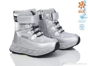 Дутики дитячі 01385E Bi&Ki срібний  оптом от Optomarket