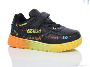 Кросівки дитячі 01386D Bi&Ki чорний  оптом от Optomarket